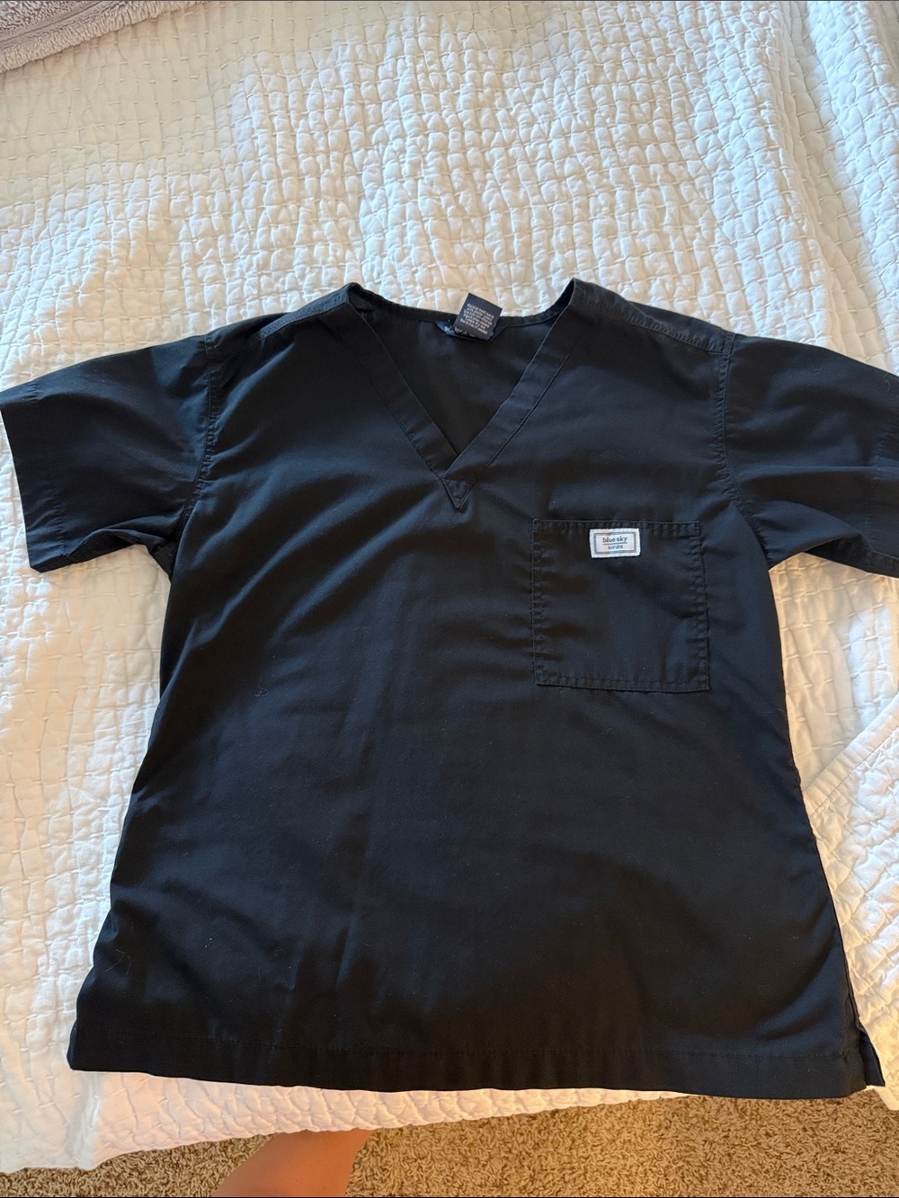 Blue Sky Scrubs Classic Simple Scrub Top